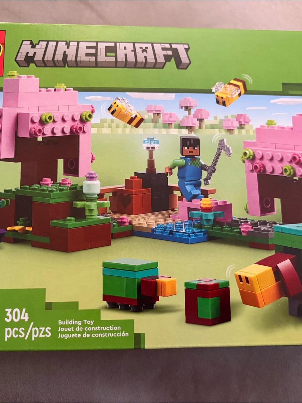 LEGO Minecraft 21260 Cherry Blossom Garden New Sealed 304 Pcs Sunny Sniffer